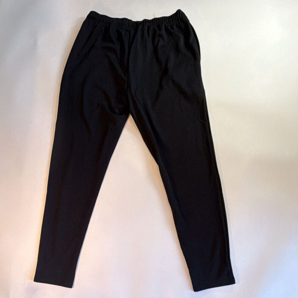 Gymshark Black Jogger Pants men’s M Tapered Leg Elastic Waist - Picture 2 of 2